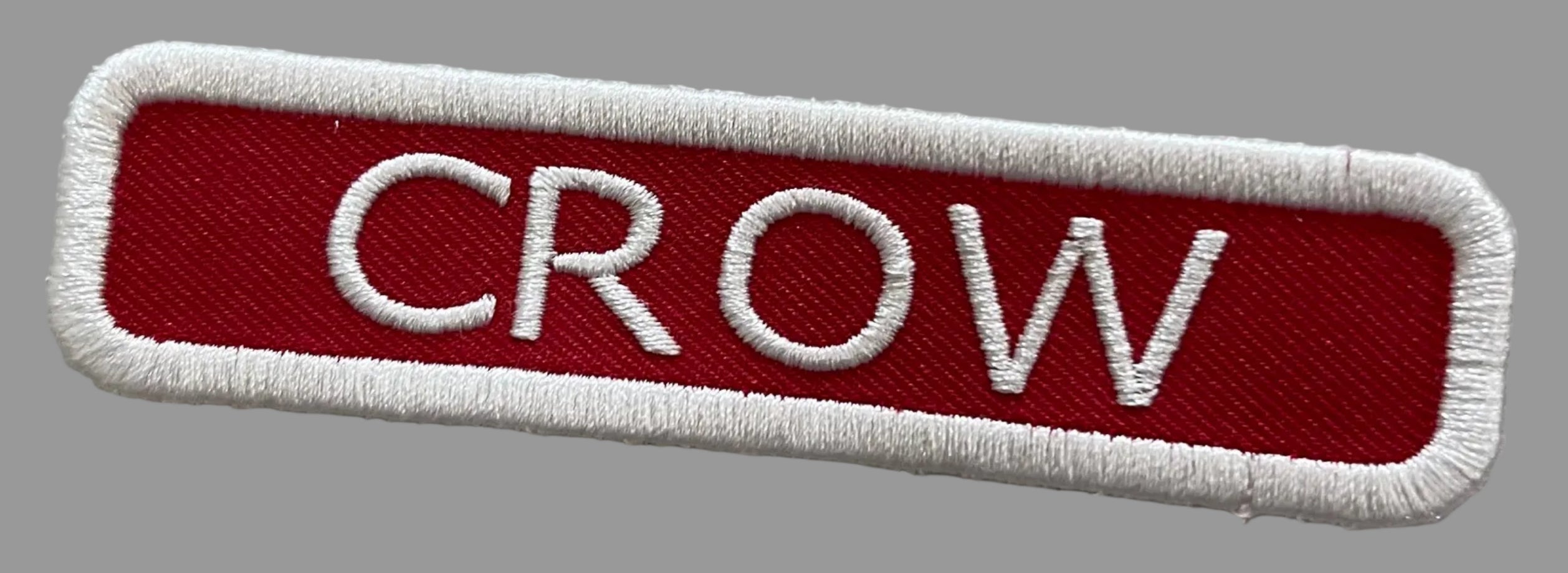 Custom Embroidered Nickname Patch – CROW |