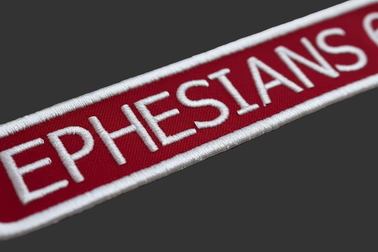 Ephesians 6:10 Patch Close-Up